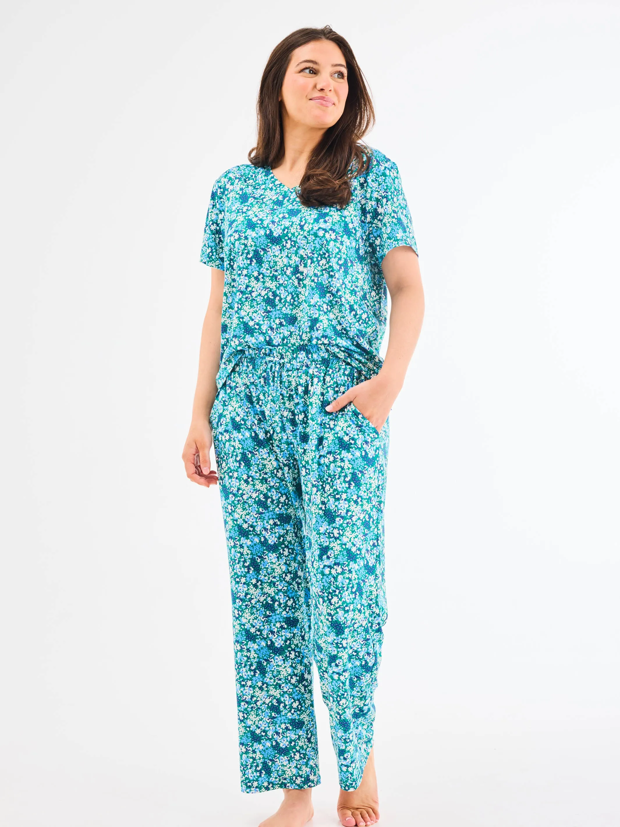 Women's Alli Pants Set | Day Dreaming Blue sold by Mary Square product image thumbnail 3