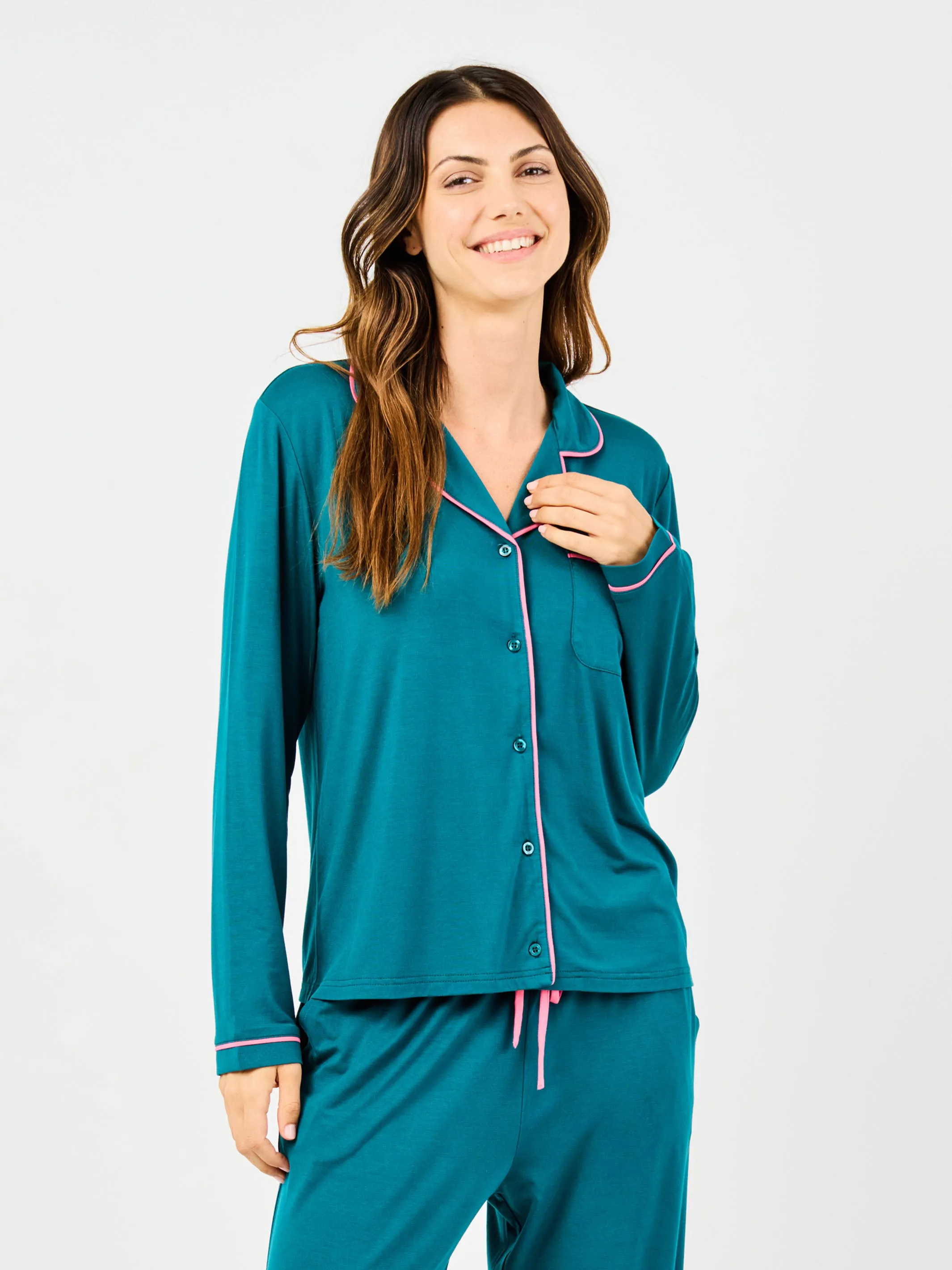 Women's Charlotte Top | Teal sold by Mary Square product image thumbnail 3