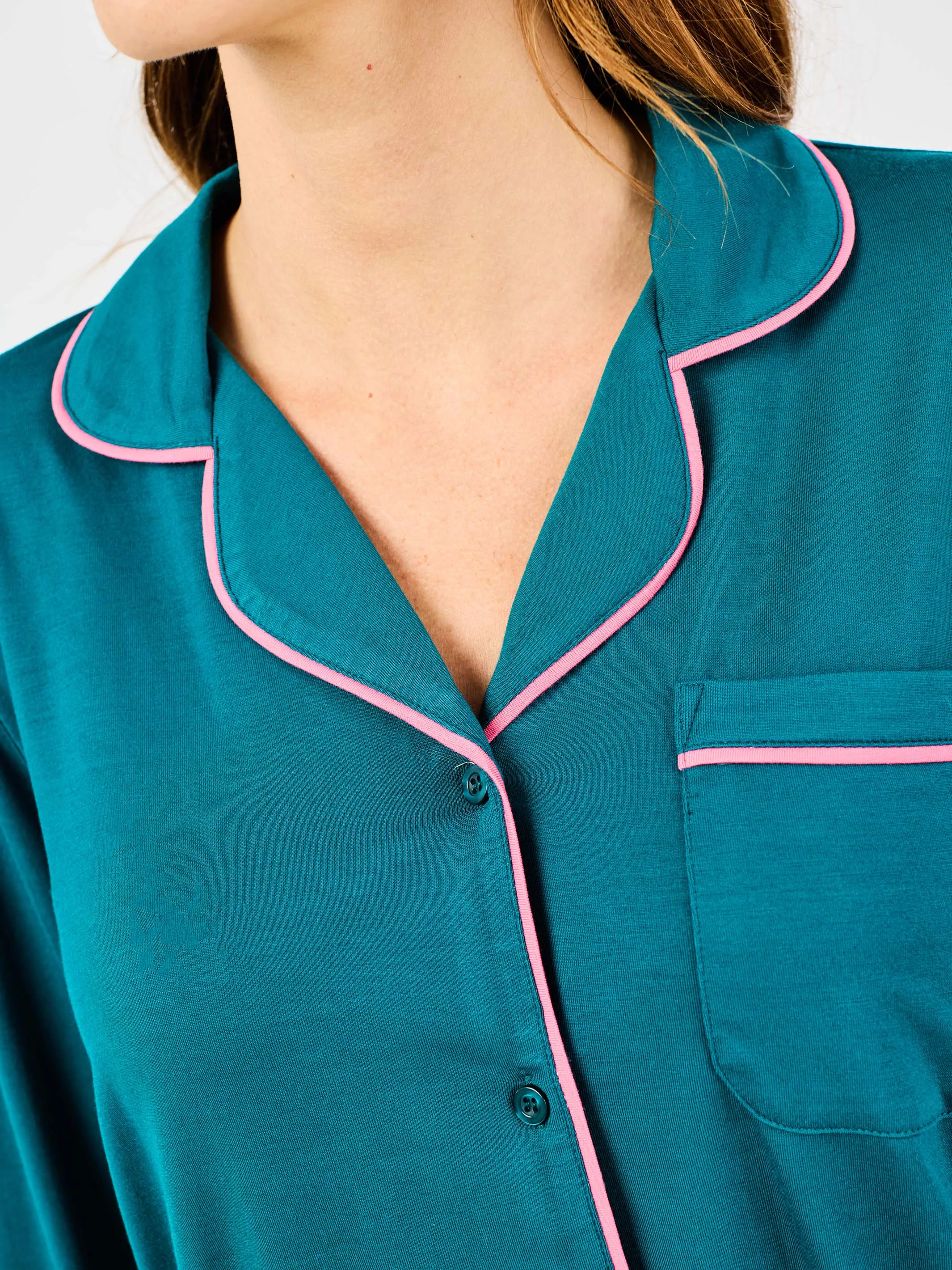Women's Charlotte Top | Teal sold by Mary Square product image thumbnail 2