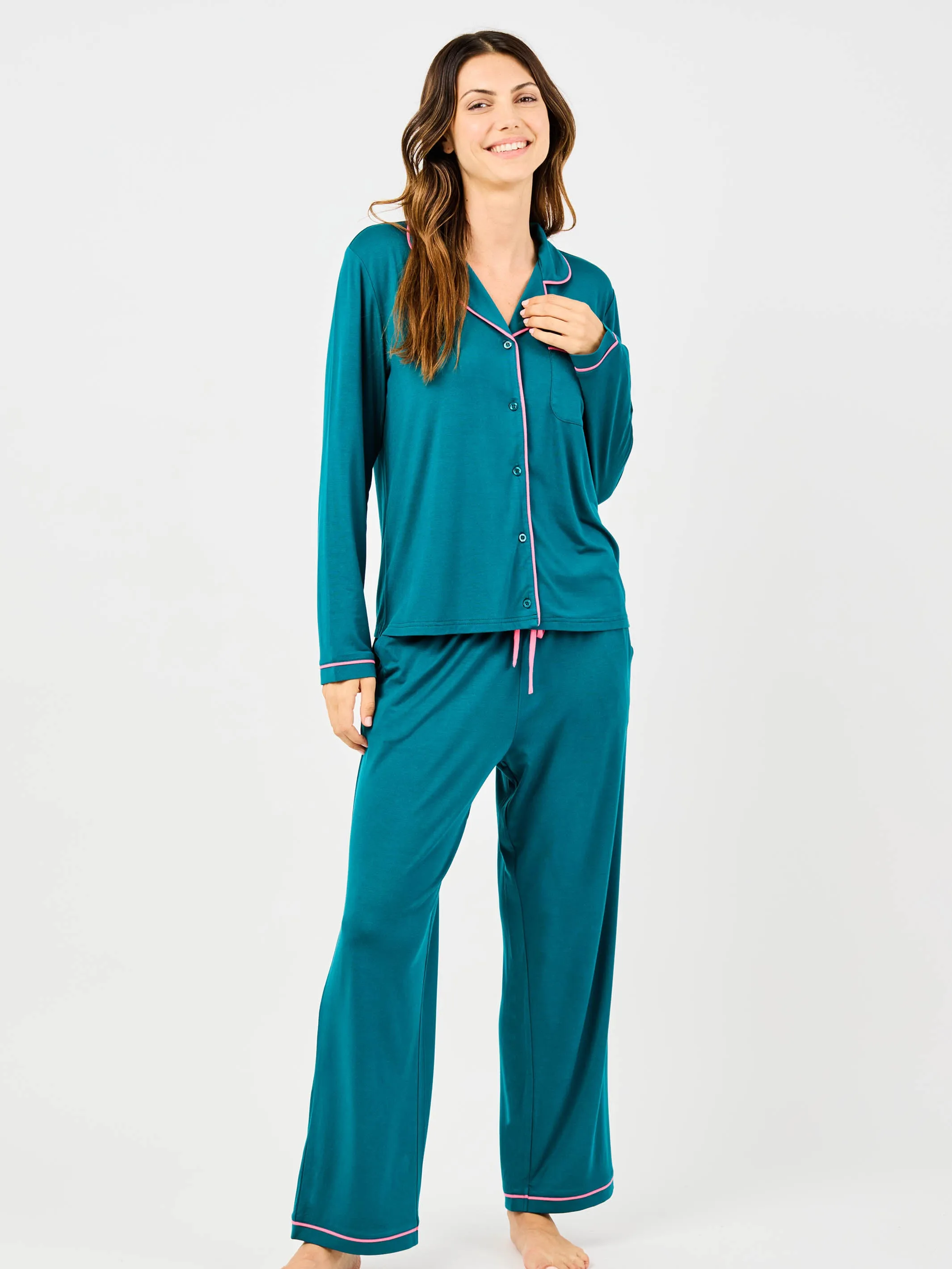 Women's Charlotte Pants | Teal sold by Mary Square product image thumbnail 4