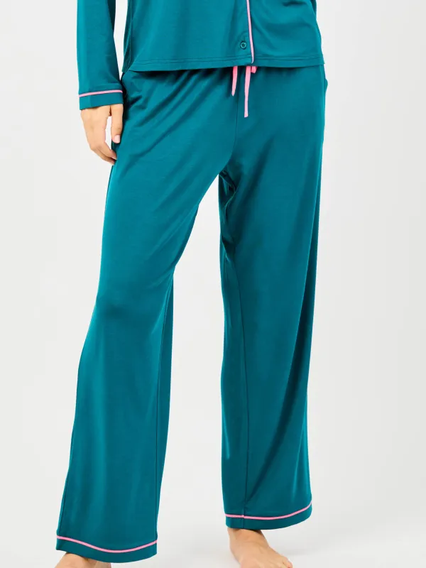 Women's Charlotte Pants | Teal made by Mary Square