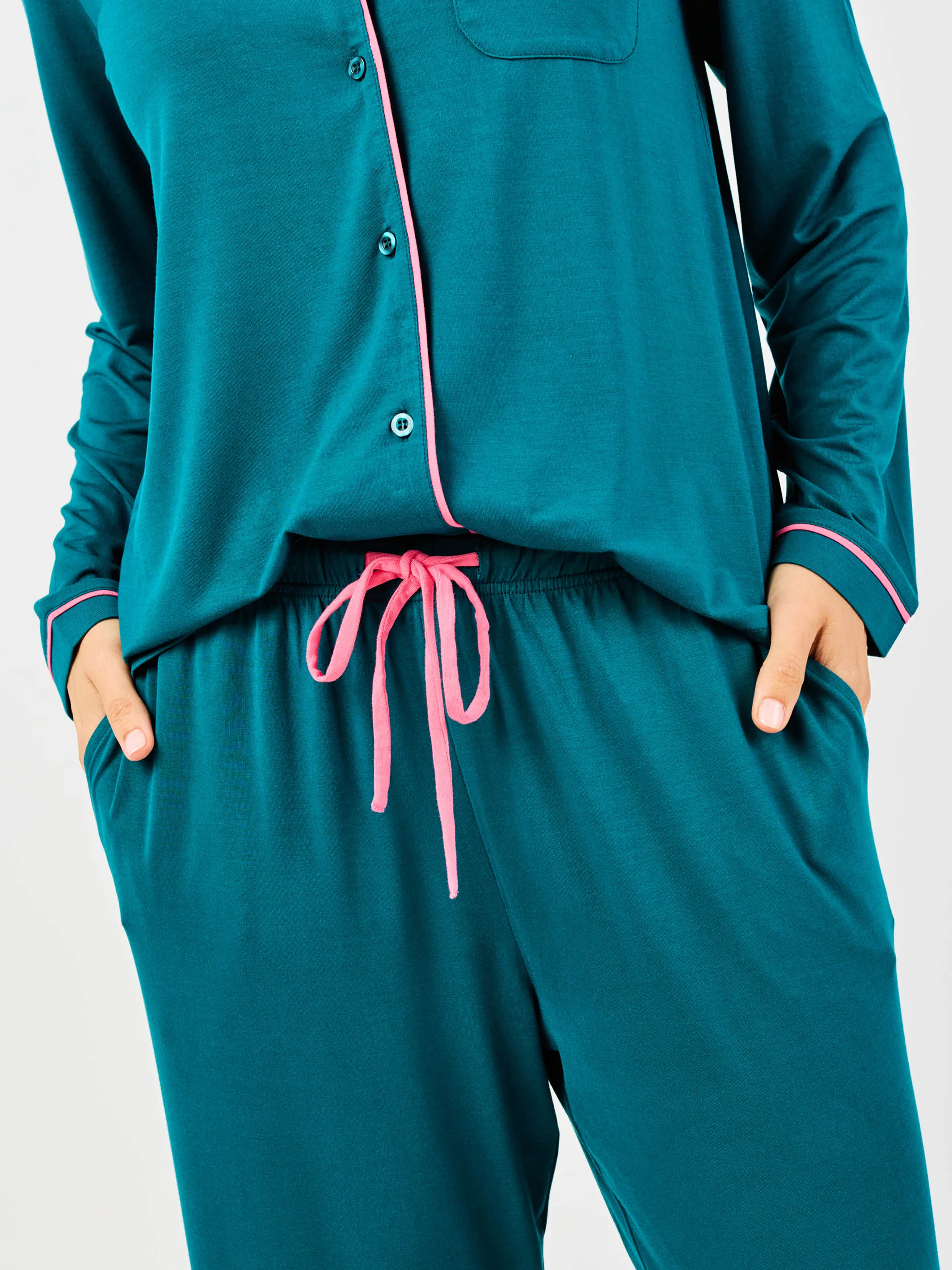 Women's Charlotte Pants | Teal sold by Mary Square product image thumbnail 2