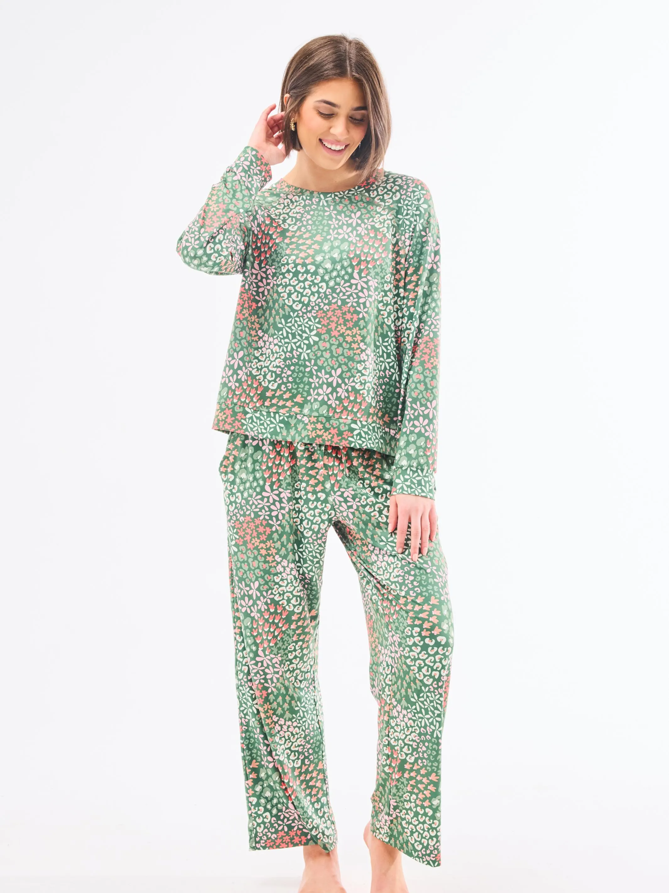 Women's Annie Pants Set | Open Meadows Green sold by Mary Square product image thumbnail 3