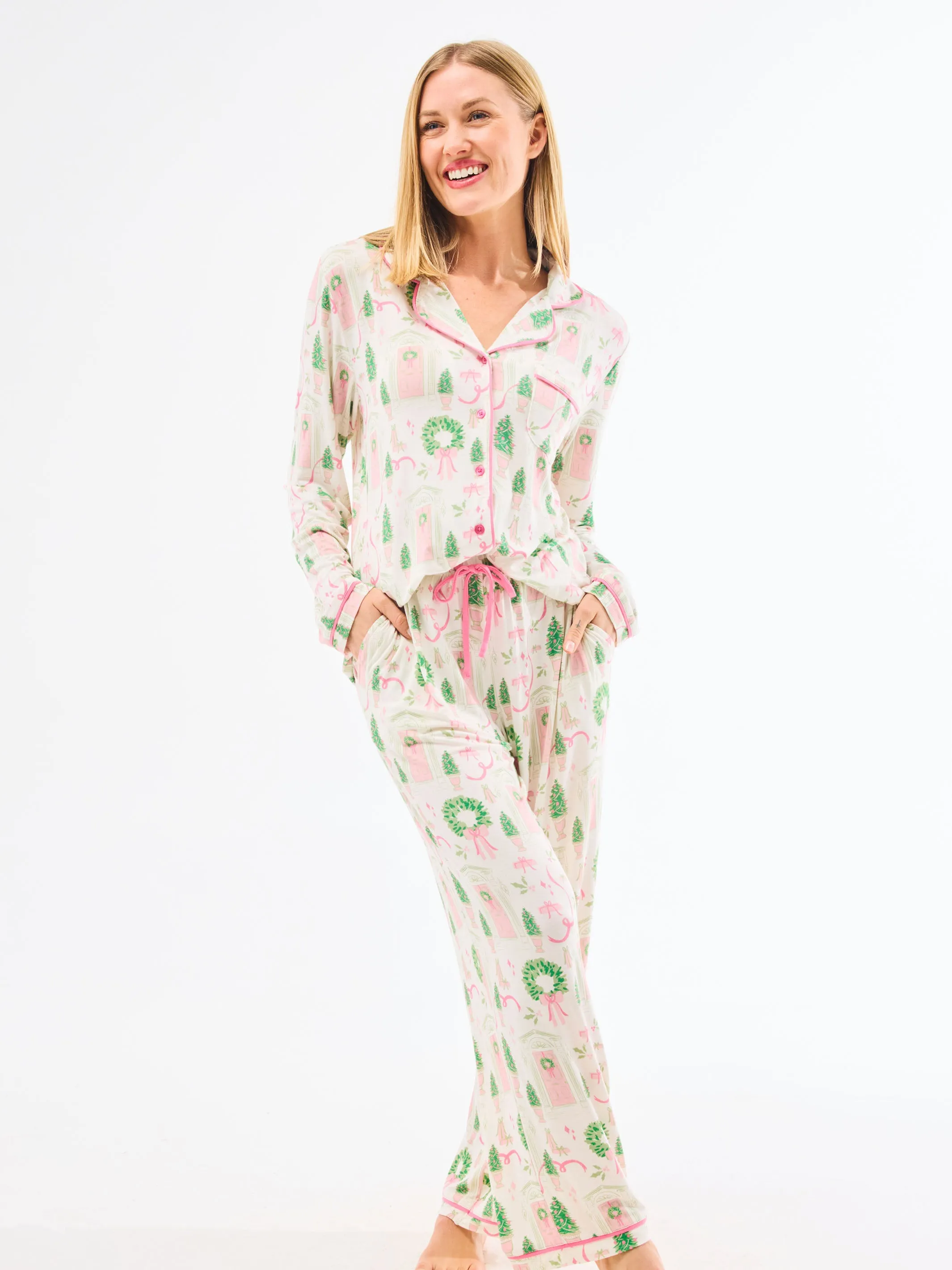 Women's Charlotte Pants Set | Home for Christmas sold by Mary Square