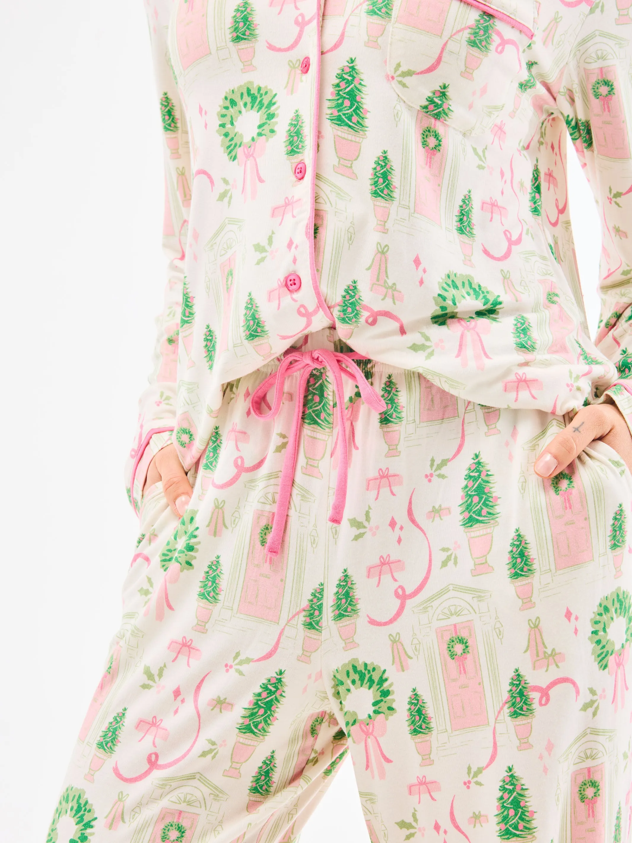 Women's Charlotte Pants Set | Home for Christmas sold by Mary Square product image thumbnail 5