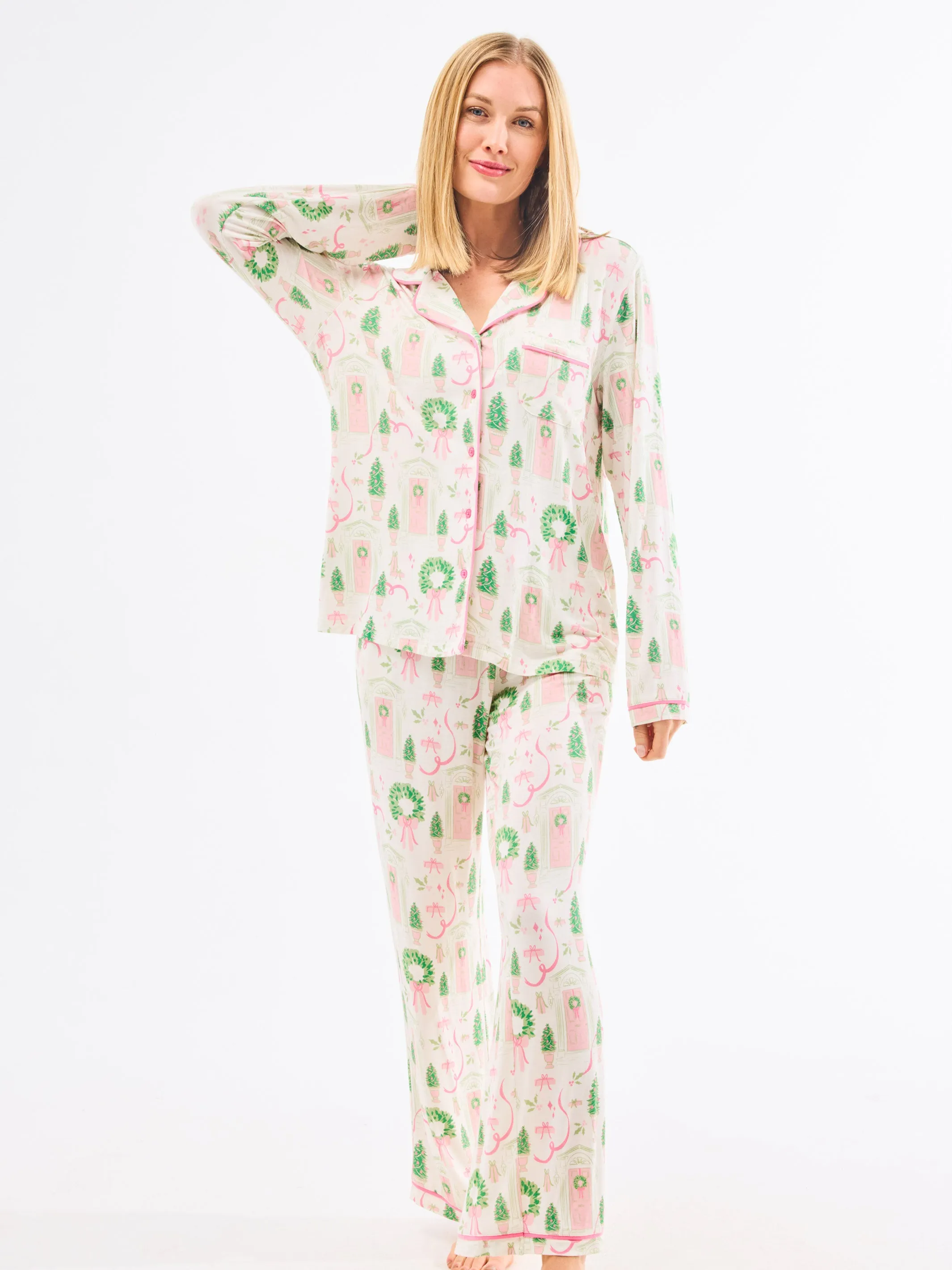 Women's Charlotte Pants Set | Home for Christmas sold by Mary Square product image thumbnail 3