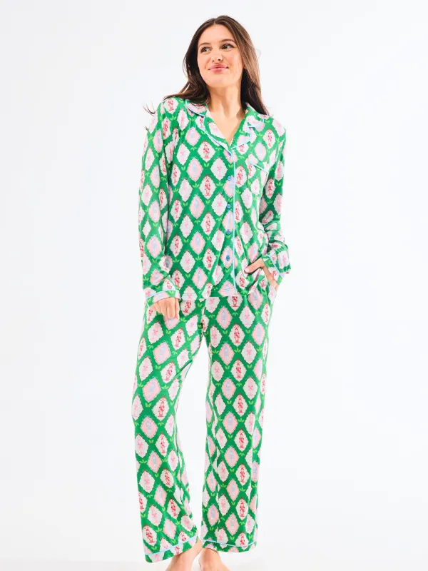 Women's Charlotte Pants Set | Christmas Cavalry sold by Mary Square