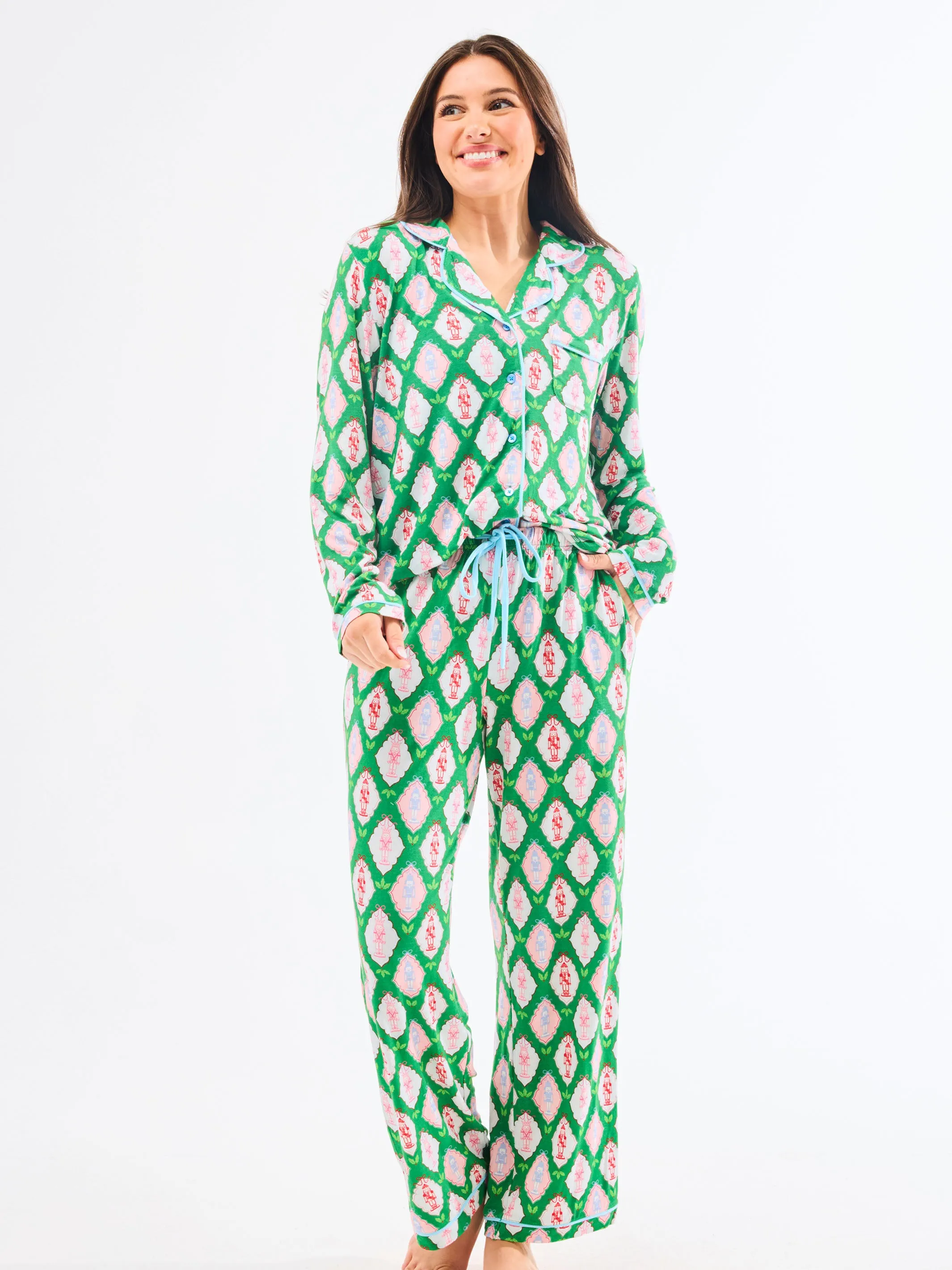Women's Charlotte Pants Set | Christmas Cavalry sold by Mary Square product image thumbnail 4