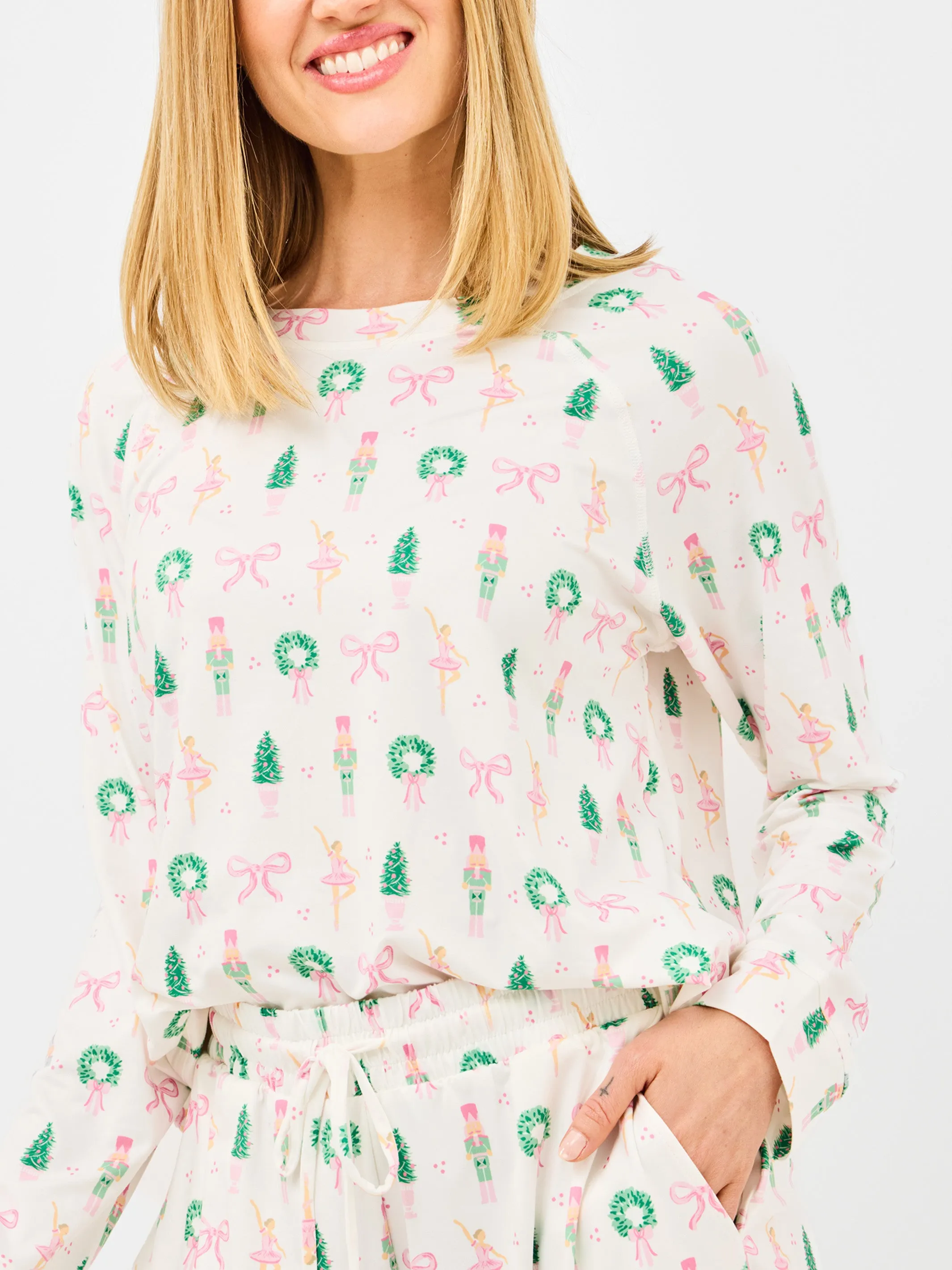 FINAL SALE - Women's Annie Pants Set | Sugar Plum Dreams sold by Mary Square product image thumbnail 2