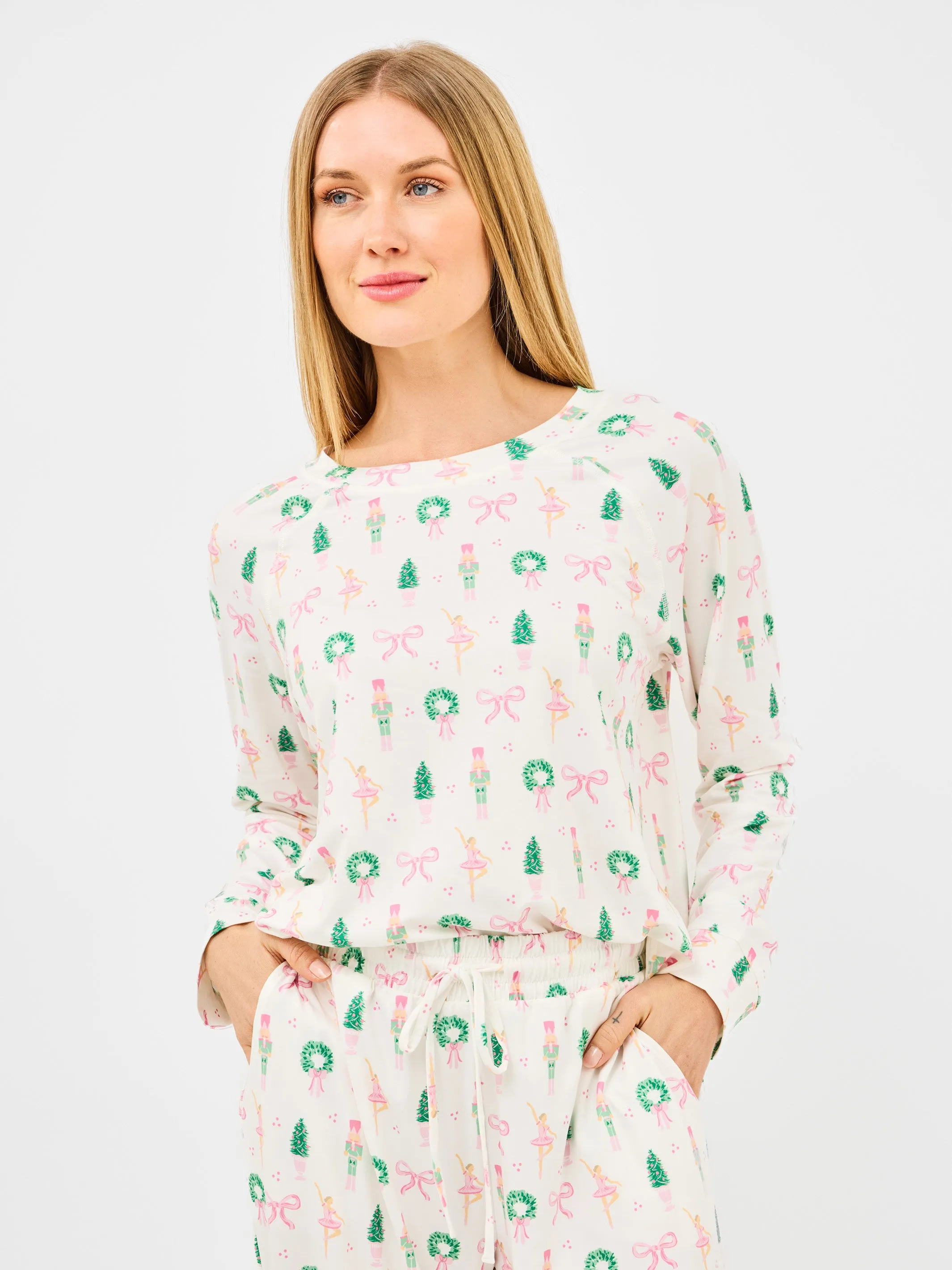 FINAL SALE - Women's Annie Pants Set | Sugar Plum Dreams sold by Mary Square product image thumbnail 4