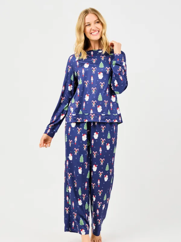 FINAL SALE - Women's Annie Pants Set | Peppermint Pine sold by Mary Square