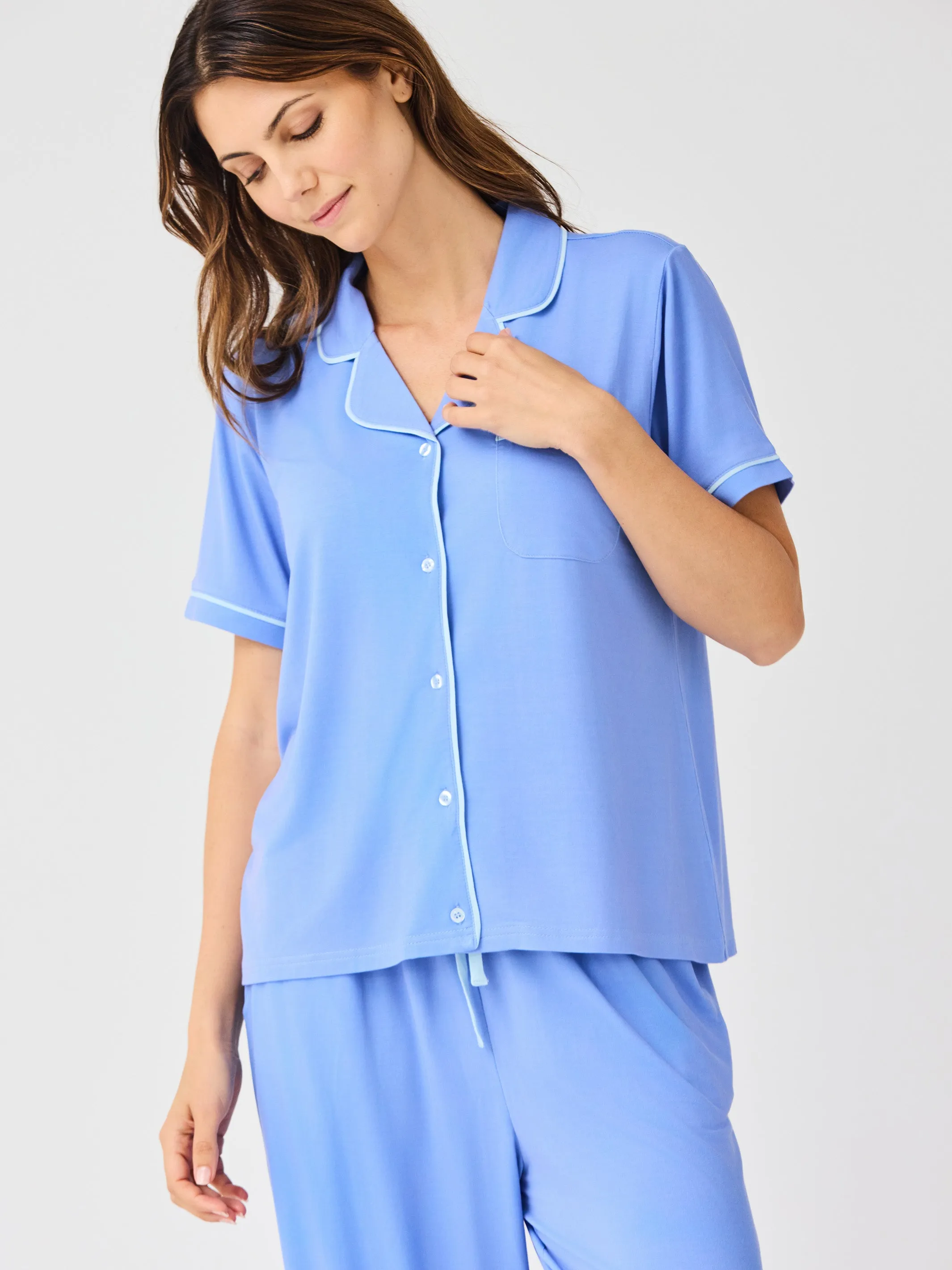 Women's Charlotte Pants Set | Blue sold by Mary Square product image thumbnail 2