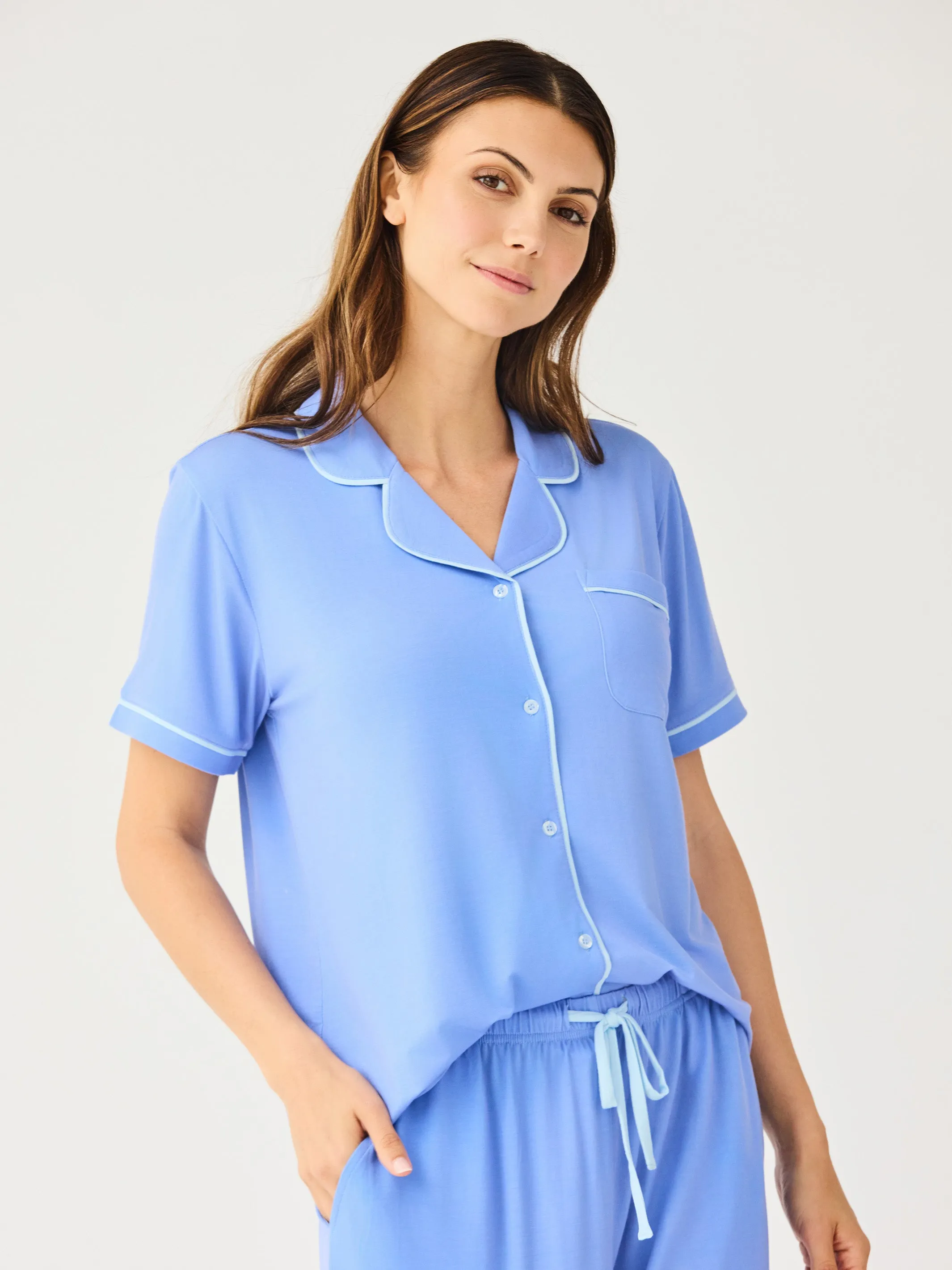 Women's Charlotte Pants Set | Blue sold by Mary Square product image thumbnail 5