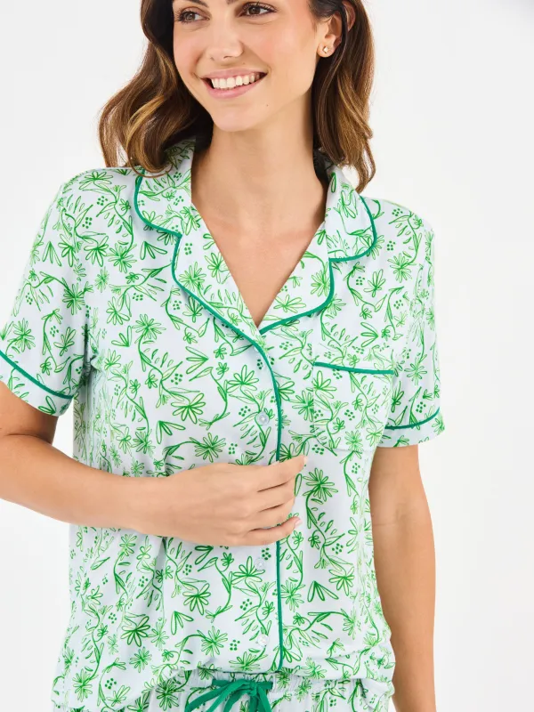 Women's Charlotte Pants Set | Laurel Blooms Light Blue sold by Mary Square