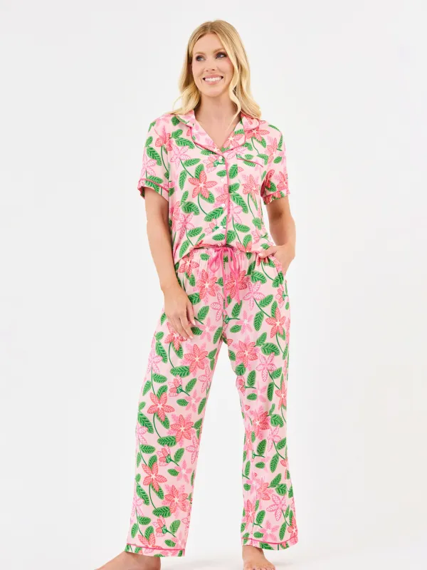 Women's Charlotte Pants Set | Island Muse Pink sold by Mary Square