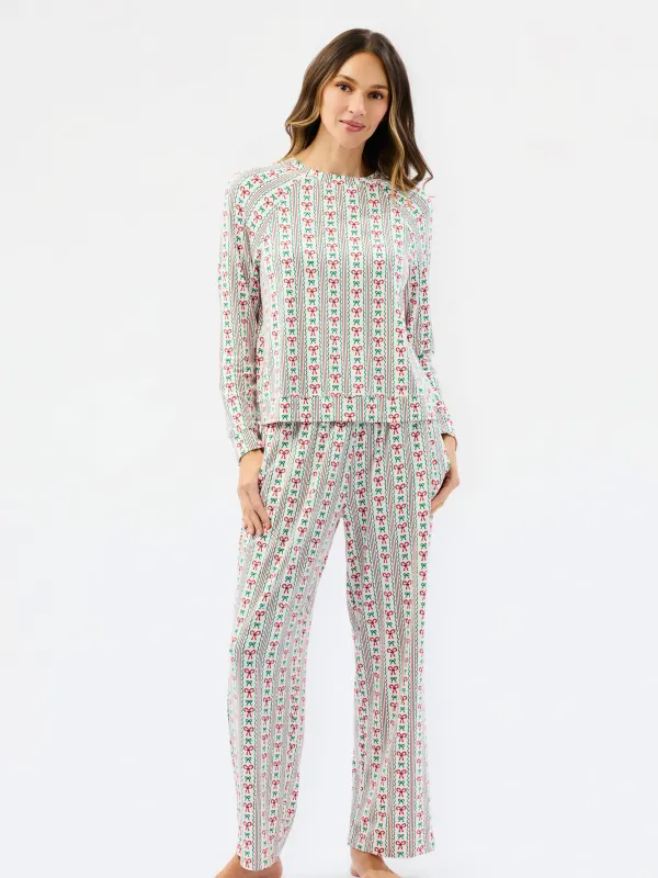 Women's Annie Pants Set | Peppermint Twist made by Mary Square
