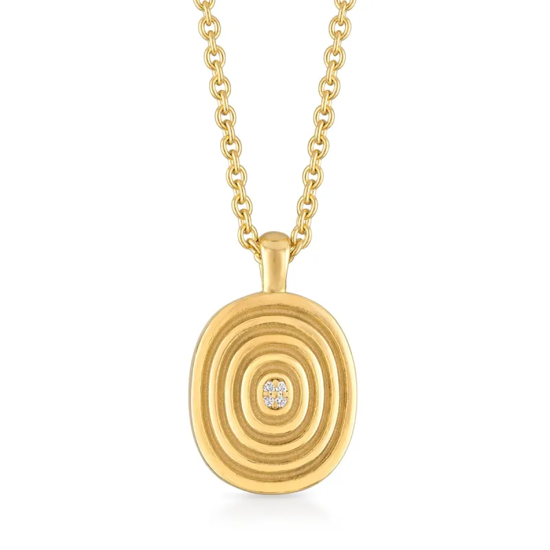 Olo Oval Pendant Necklace sold by Pamela Zamore