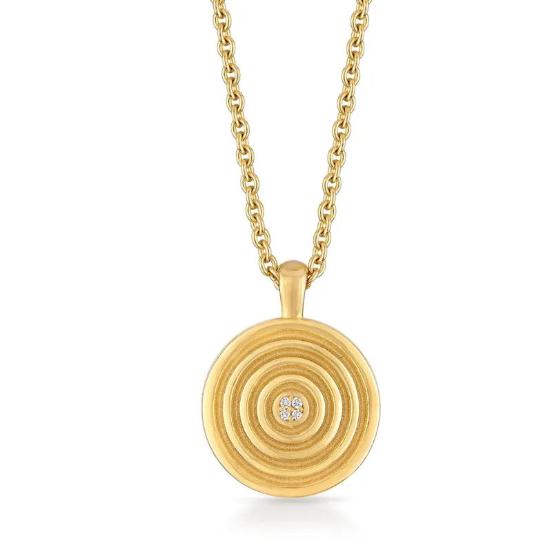 Olo Round Pendant Necklace sold by Pamela Zamore