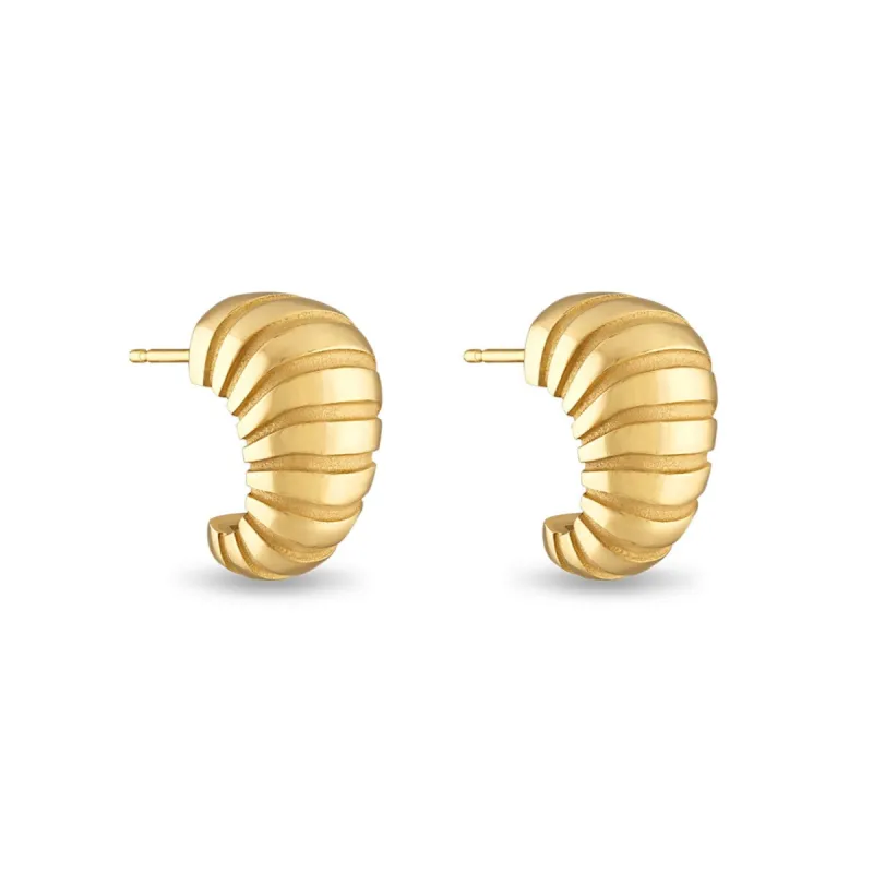 Noa Taper Hoops sold by Pamela Zamore