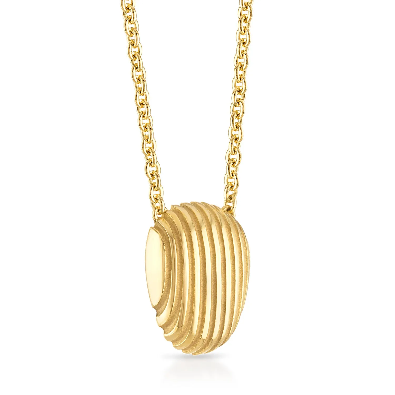 Isla Shield Necklace sold by Pamela Zamore