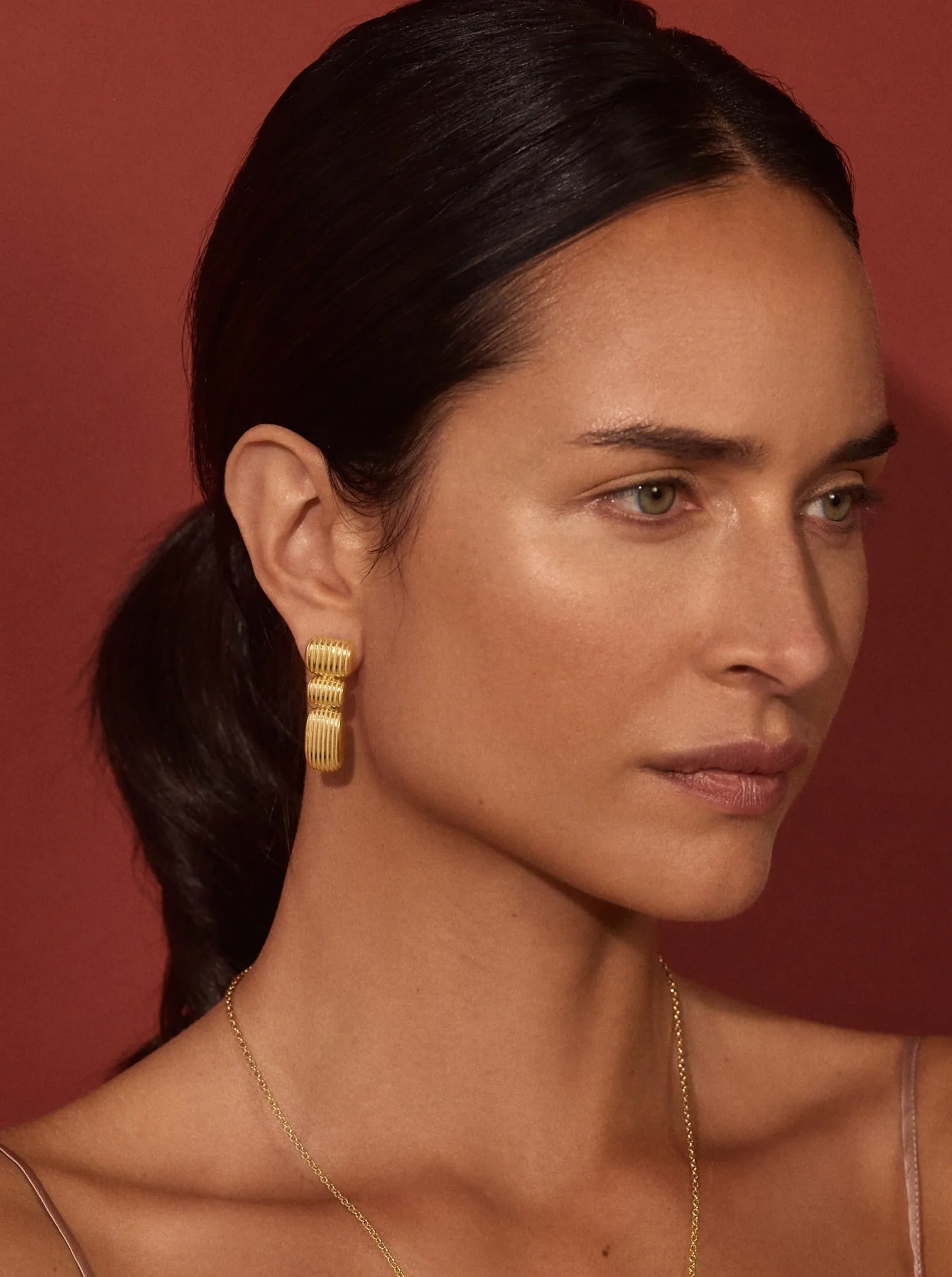 Isla Oblong Cushion Earrings sold by Pamela Zamore product image thumbnail 2