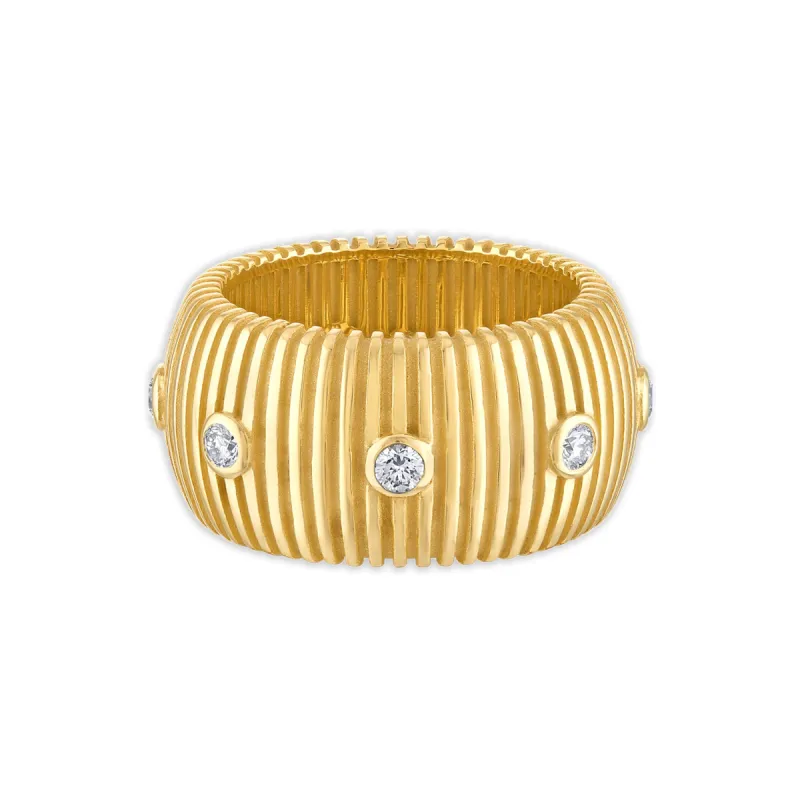 Clio Diamond Band made by Pamela Zamore