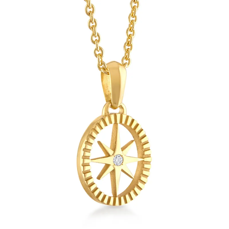 Oval Star Open Pendant sold by Pamela Zamore