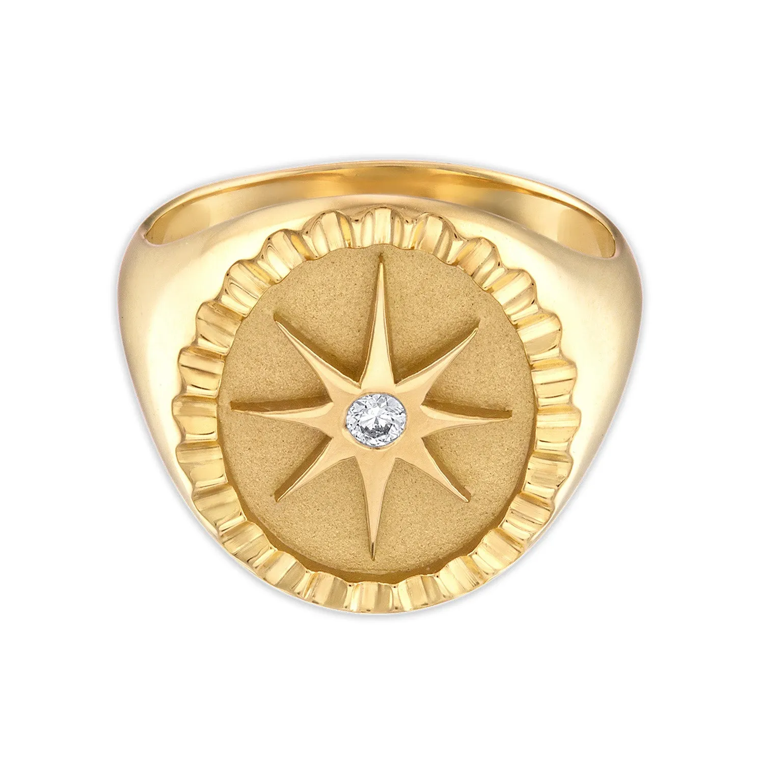 Star Signet Ring sold by Pamela Zamore