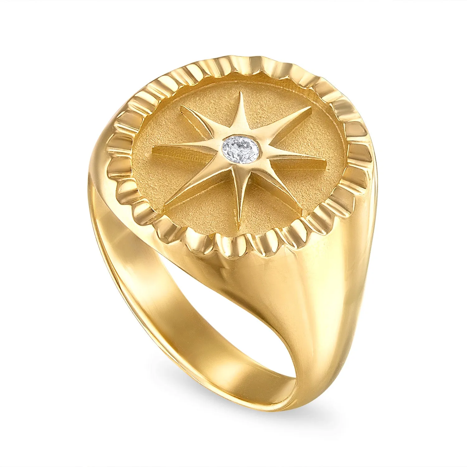 Star Signet Ring sold by Pamela Zamore product image thumbnail 2