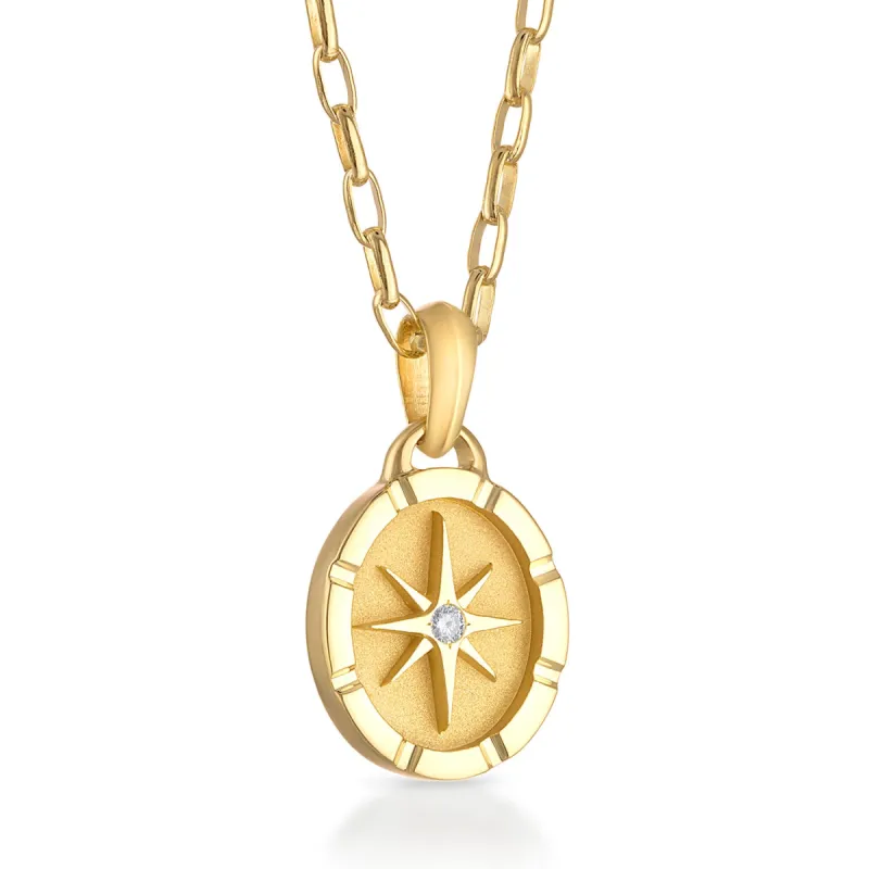 Oval Star Pendant sold by Pamela Zamore