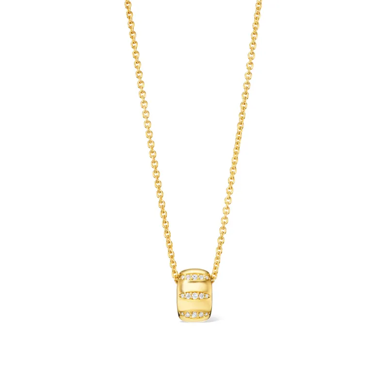 Holos Small Ring Necklace with Diamonds sold by Pamela Zamore