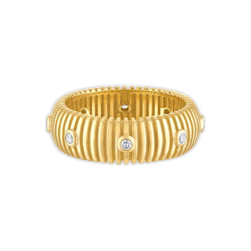 Clio Small Diamond Band made by Pamela Zamore