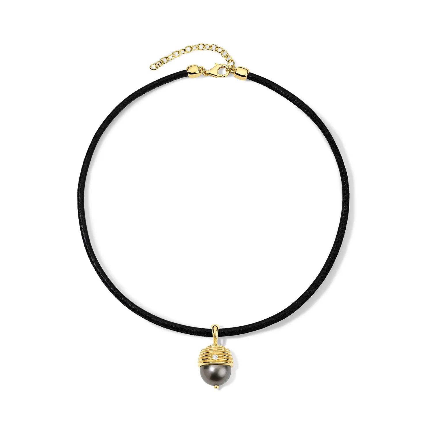 Clio Pearl Pendant with Diamonds sold by Pamela Zamore product image thumbnail 5