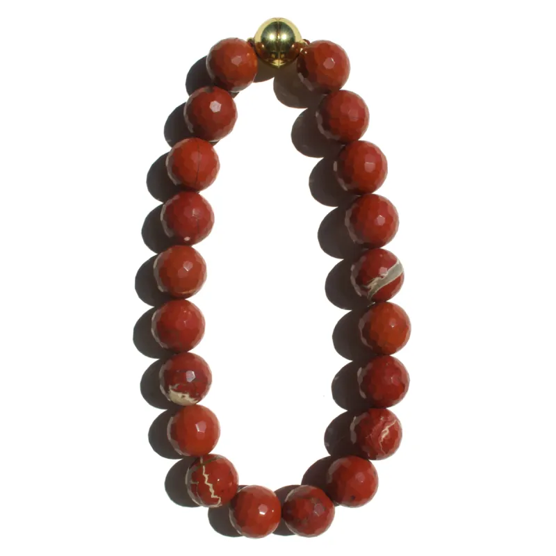 FACETED RED JASPER CHOKER sold by Vertigo