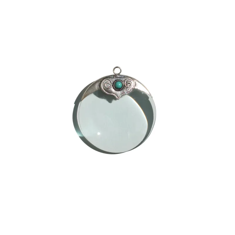 GLASS EYE TURQUOISE PENDANT sold by Vertigo