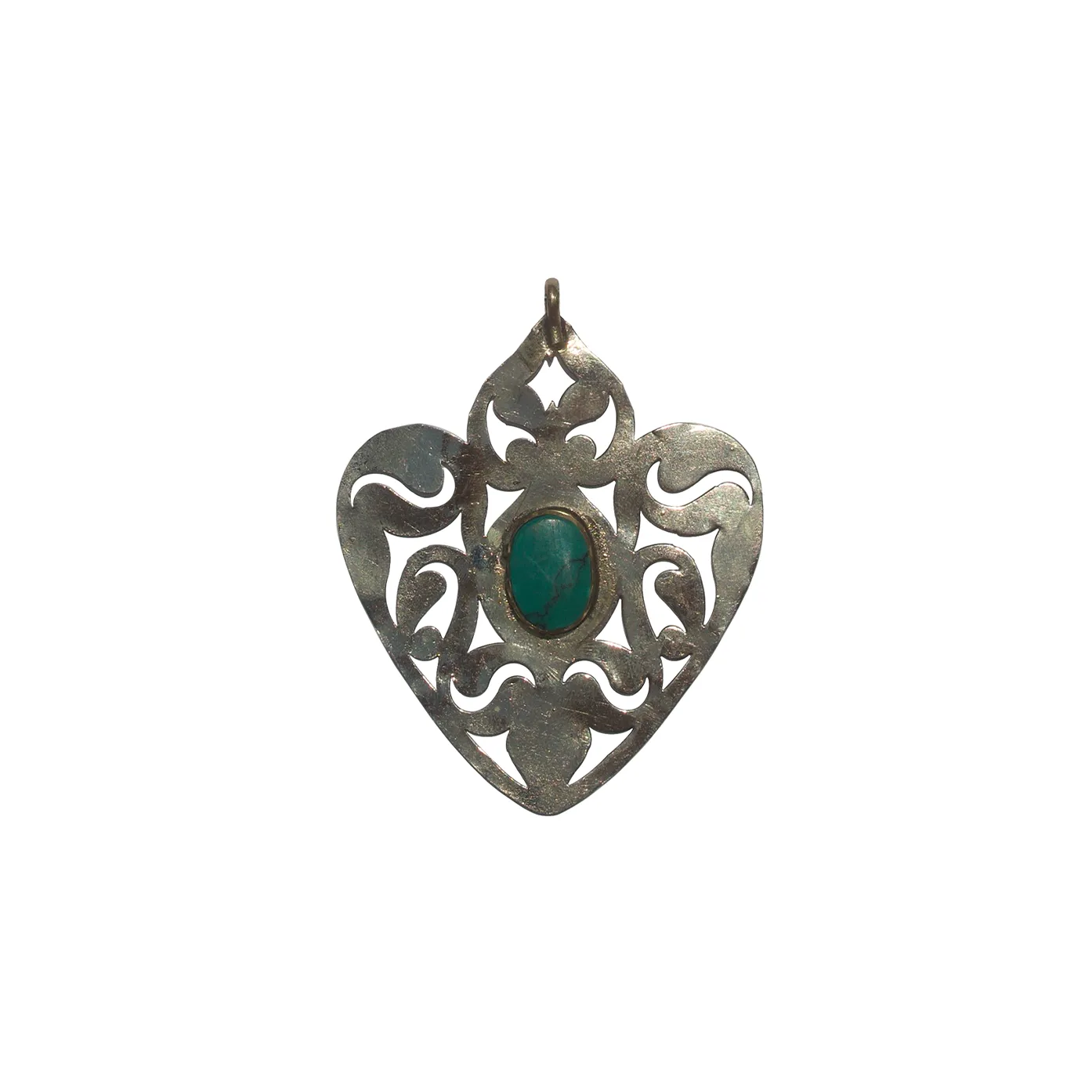 TURQUOISE HEART AMULET sold by Vertigo