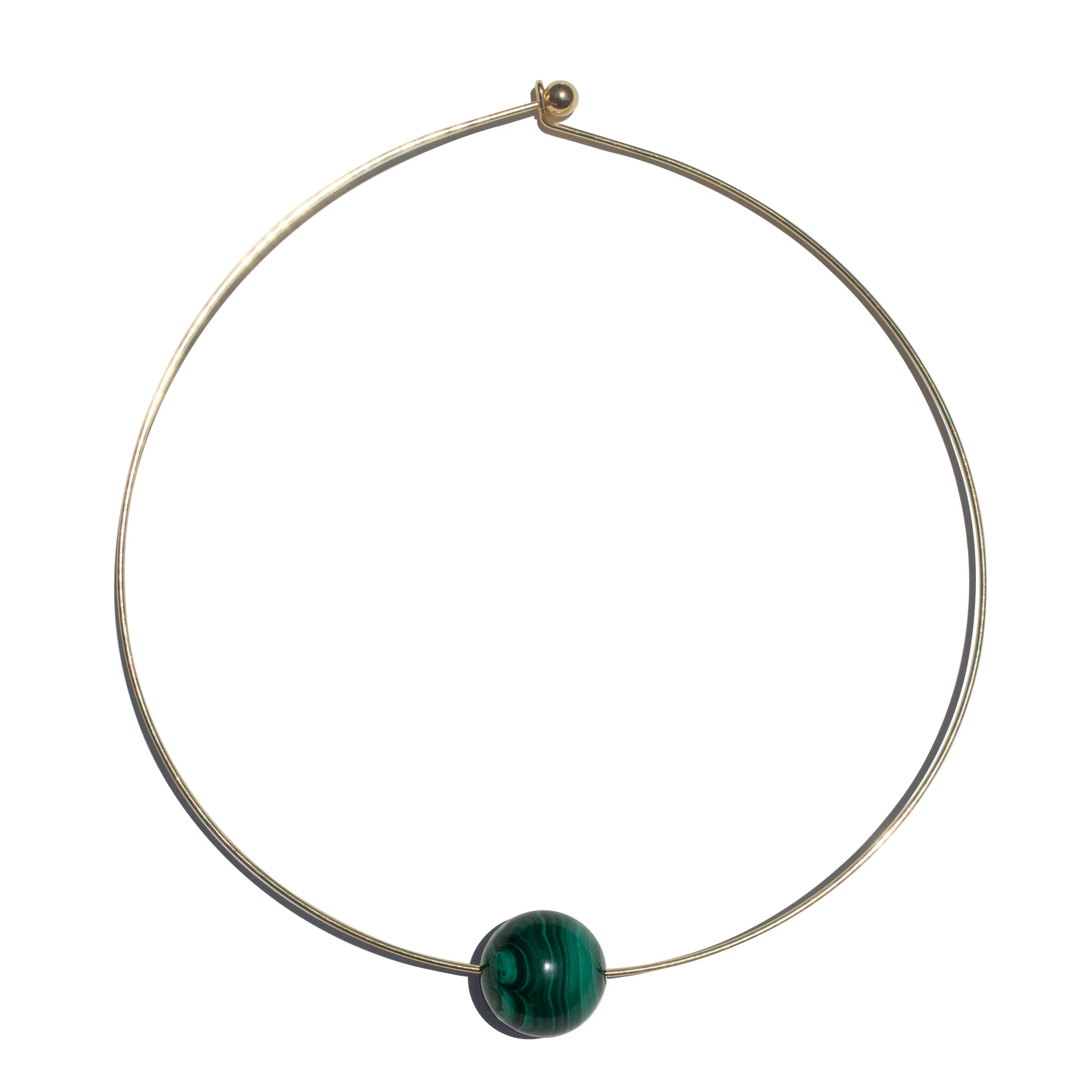MALACHITE BALL COLLAR sold by Vertigo