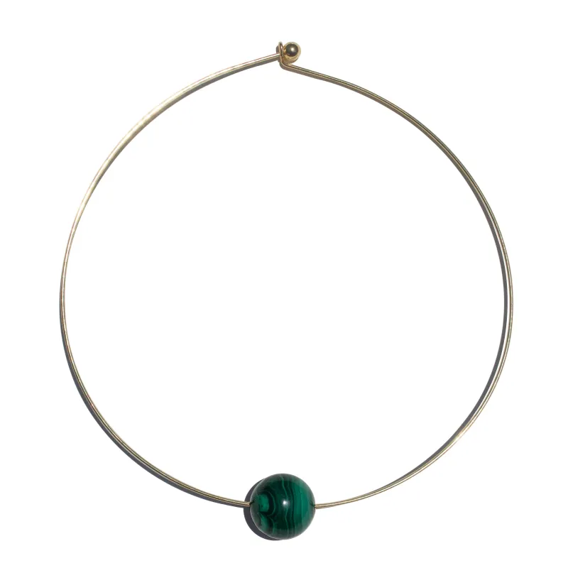 MALACHITE BALL COLLAR sold by Vertigo