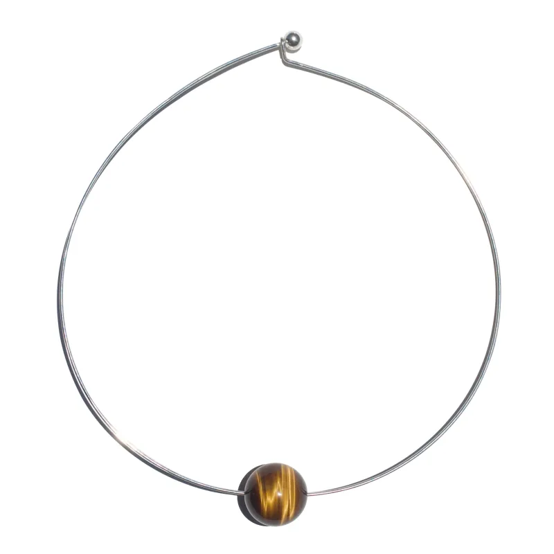 YELLOW TIGER BALL COLLAR made by Vertigo