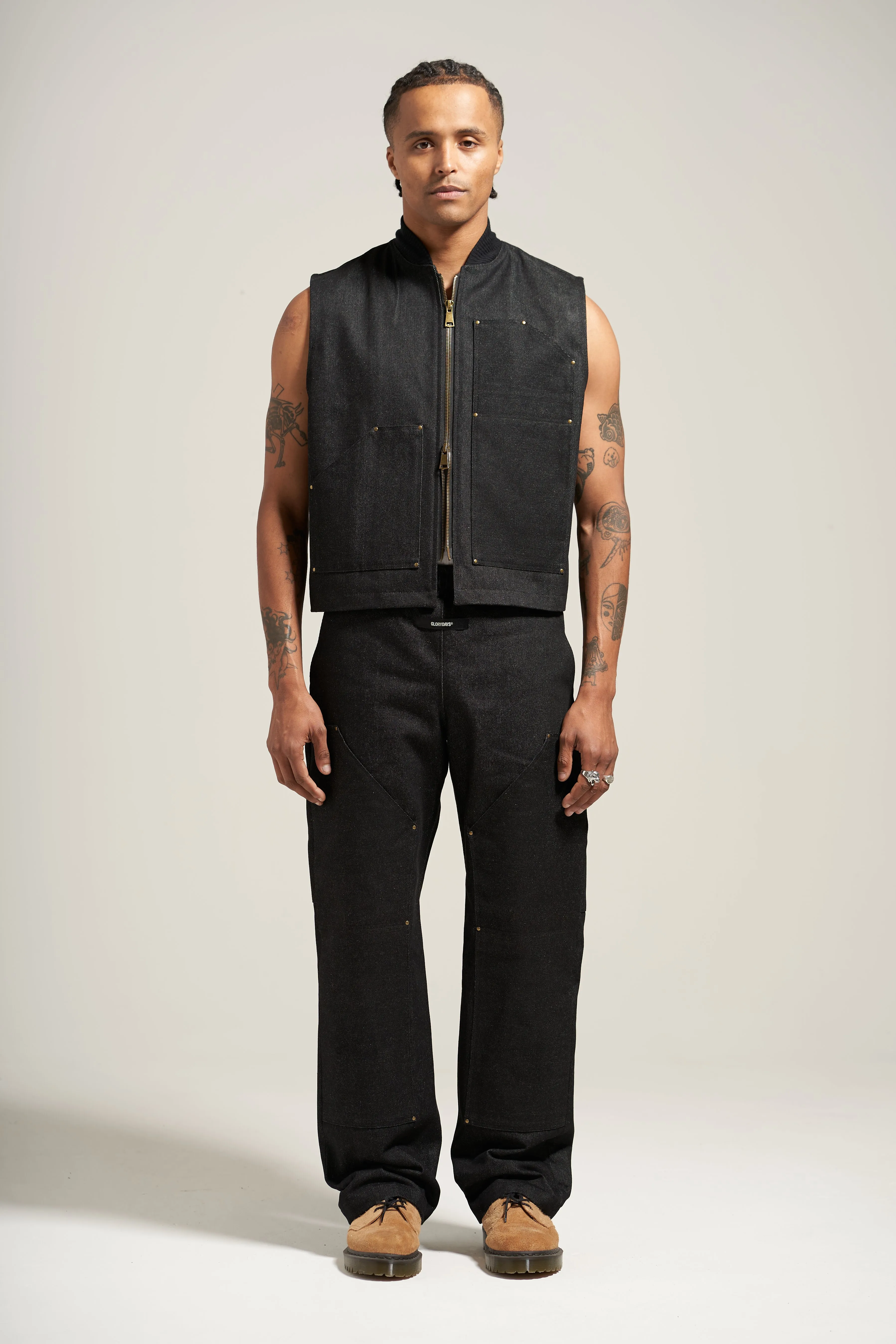 The Raw Black Carpenter Vest sold by Glorydays product image thumbnail 4