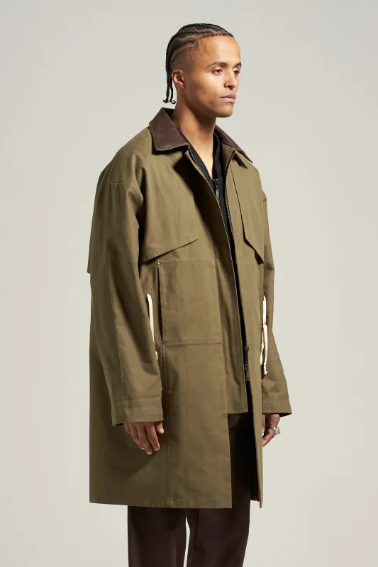 The Military Green Range Trench made by Glorydays