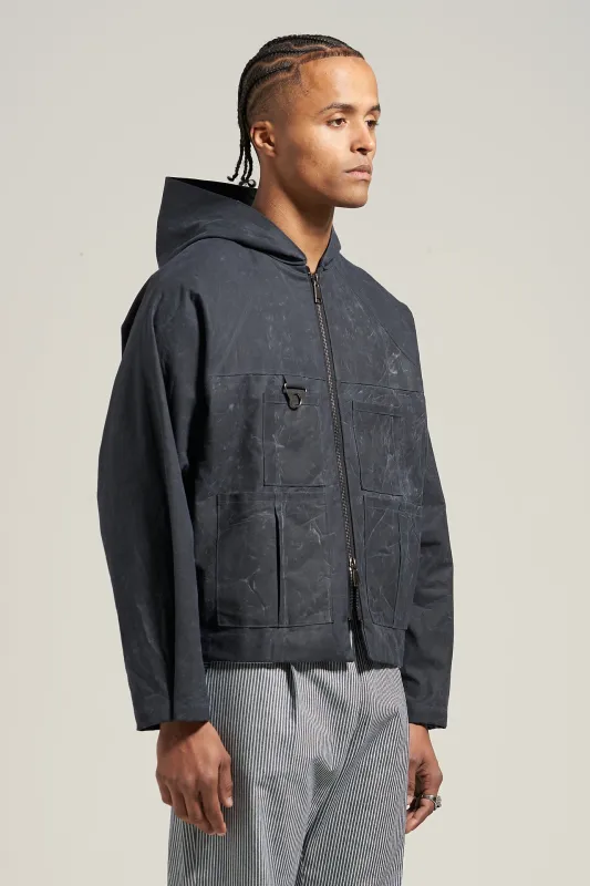 The Midnight Waxed Utility Jacket sold by Glorydays