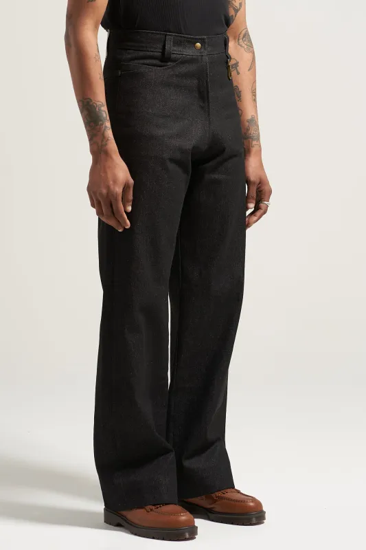 The Raw Black 001 Denim made by Glorydays