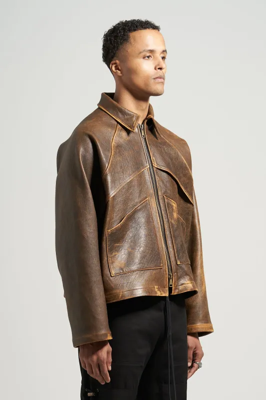 The Virginia Lambskin Joiner Jacket made by Glorydays