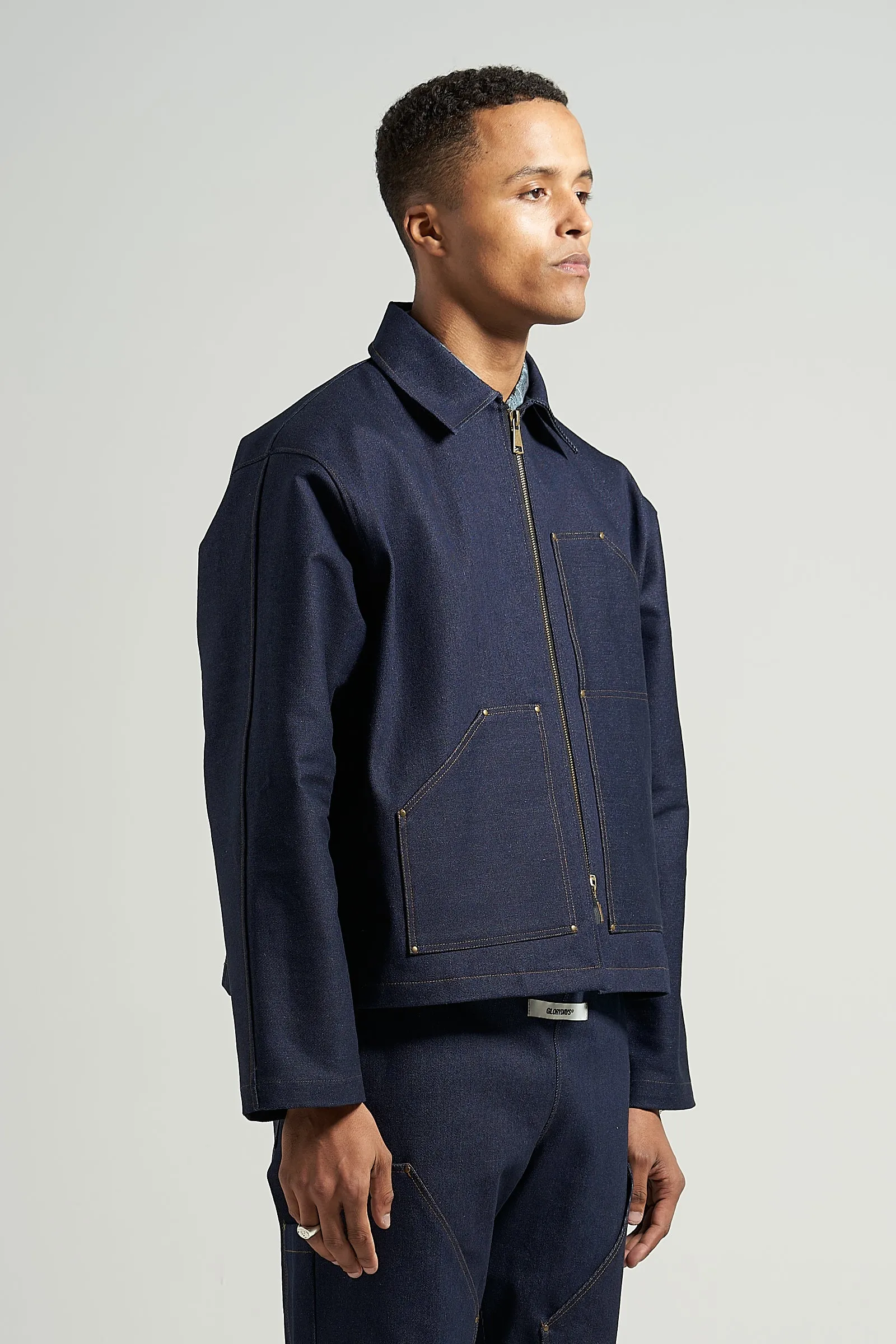 The Indigo Carpenter Jacket sold by Glorydays