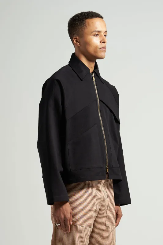 The Jet Black Joiner Jacket made by Glorydays