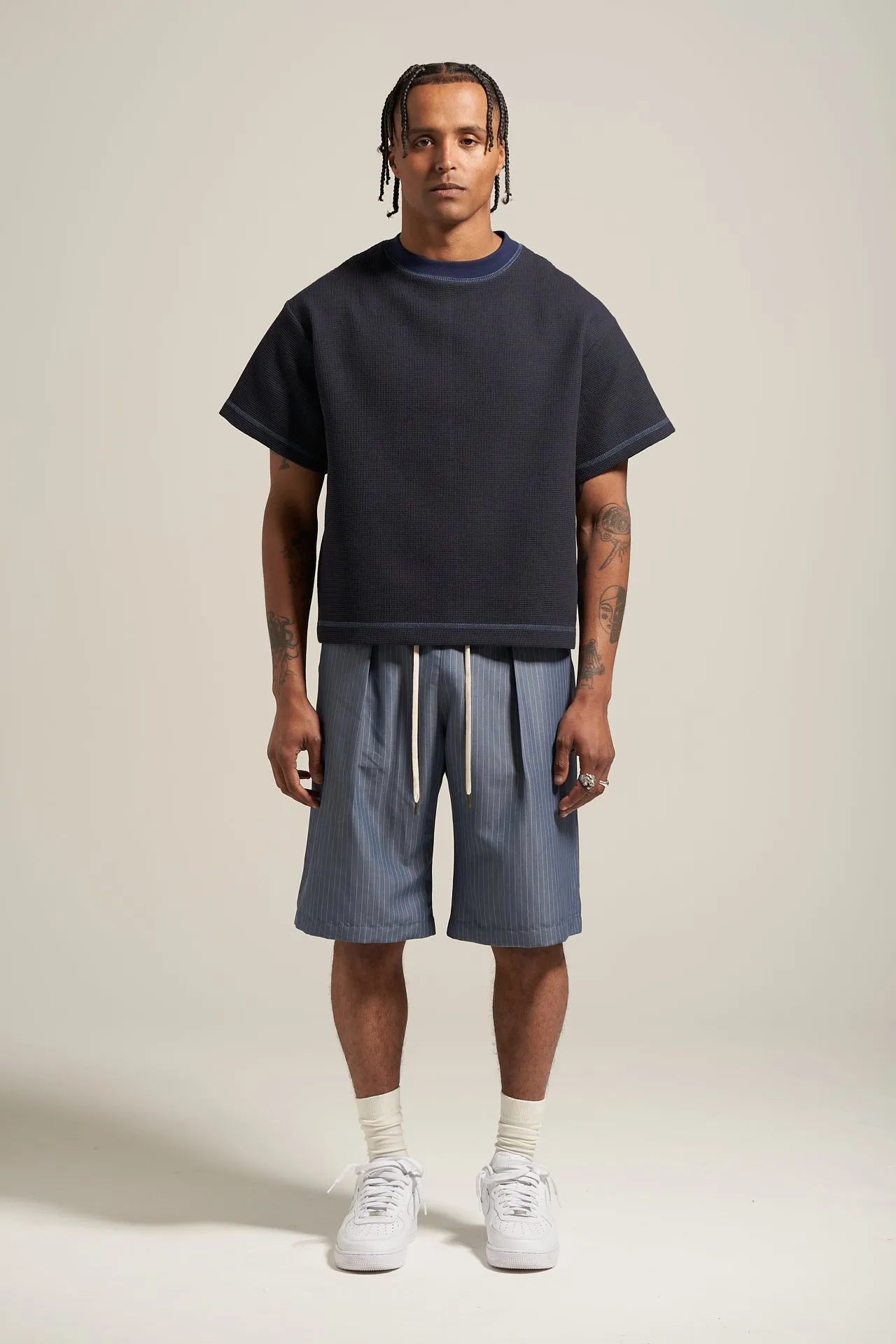 The Steel Pinstripe Flow Short sold by Glorydays product image thumbnail 5