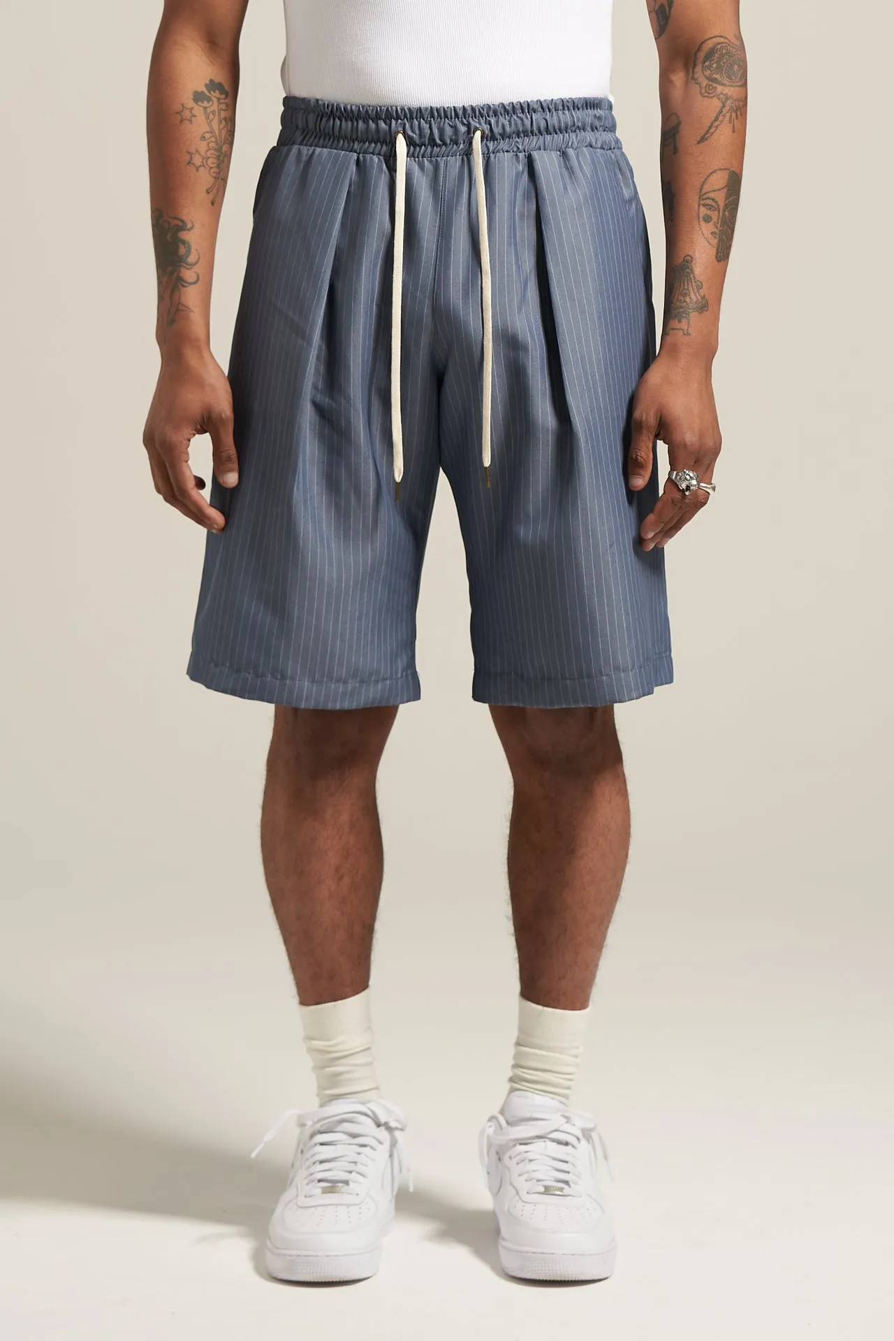 The Steel Pinstripe Flow Short sold by Glorydays product image thumbnail 2