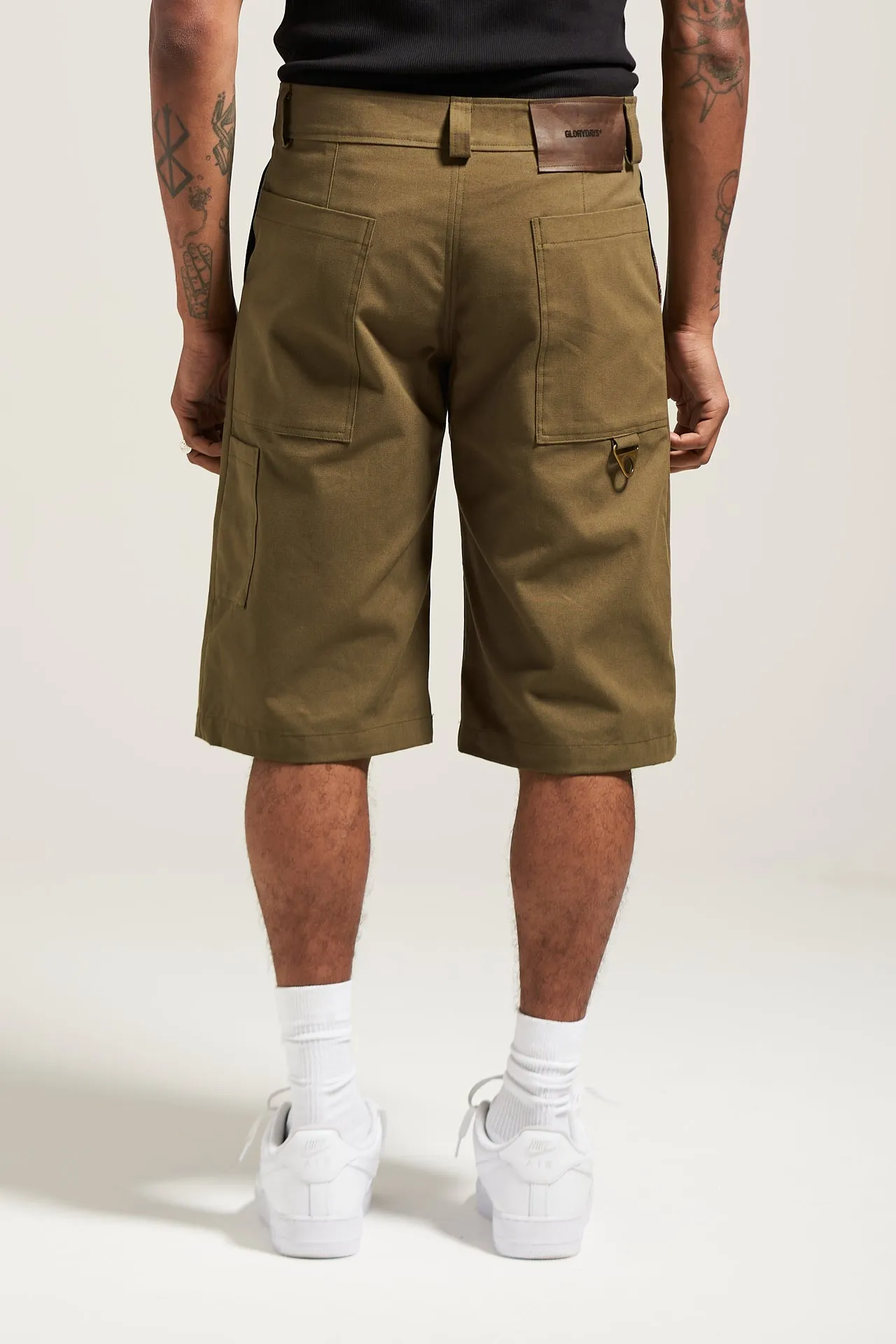 The Olive Pleated Work Short sold by Glorydays product image thumbnail 3