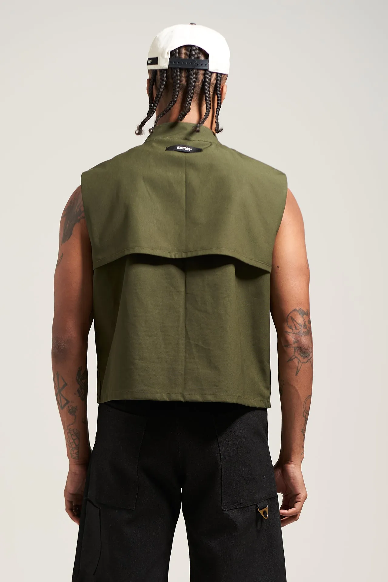 The Olive Flight Vest sold by Glorydays product image thumbnail 3